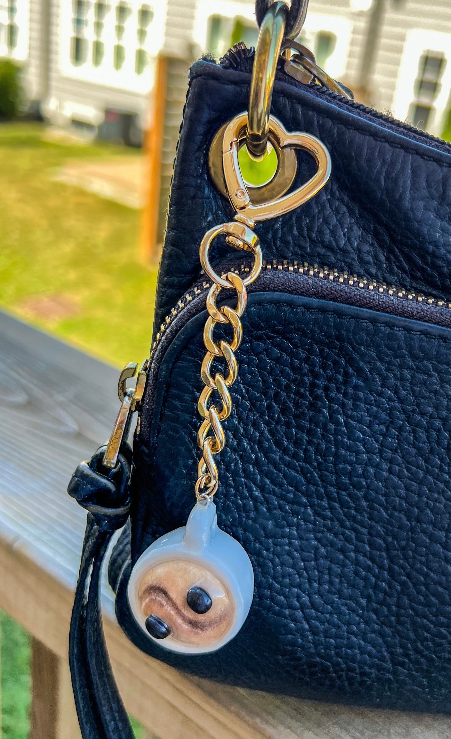 Café Yinyang Keychain