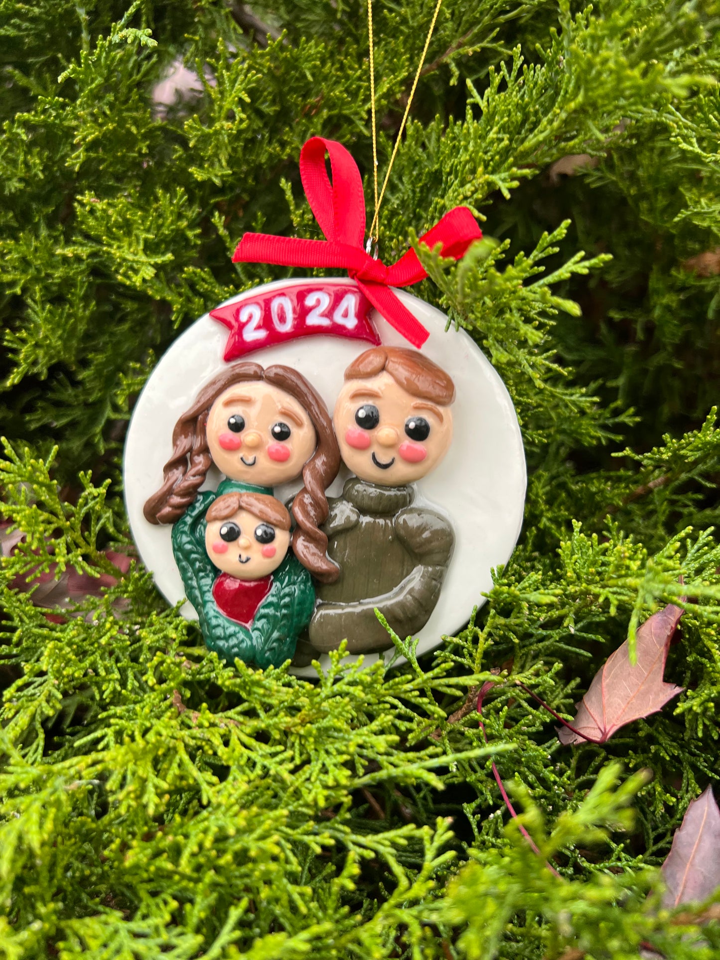 Custom Family Portrait Ornament
