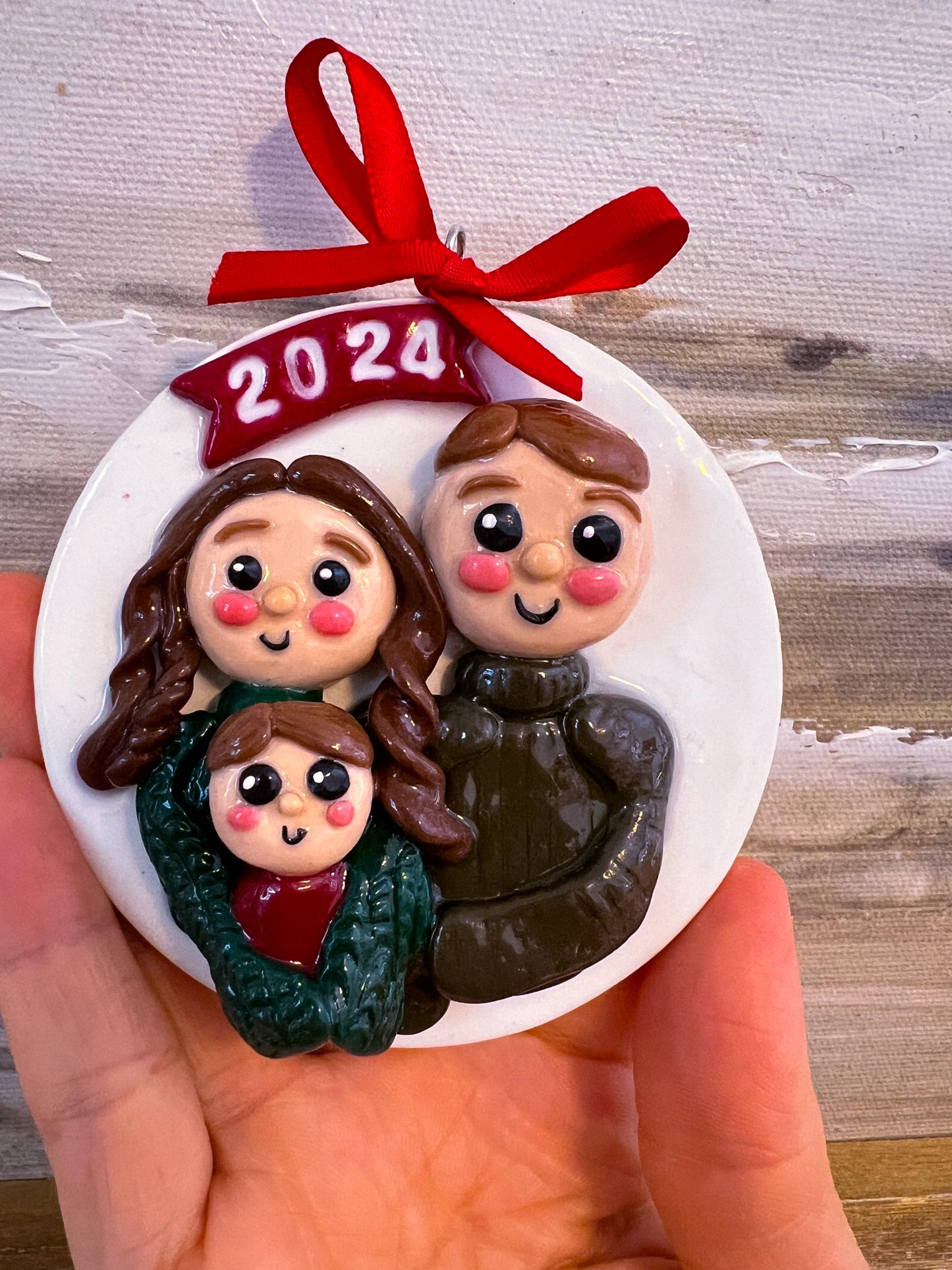 Custom Family Portrait Ornament