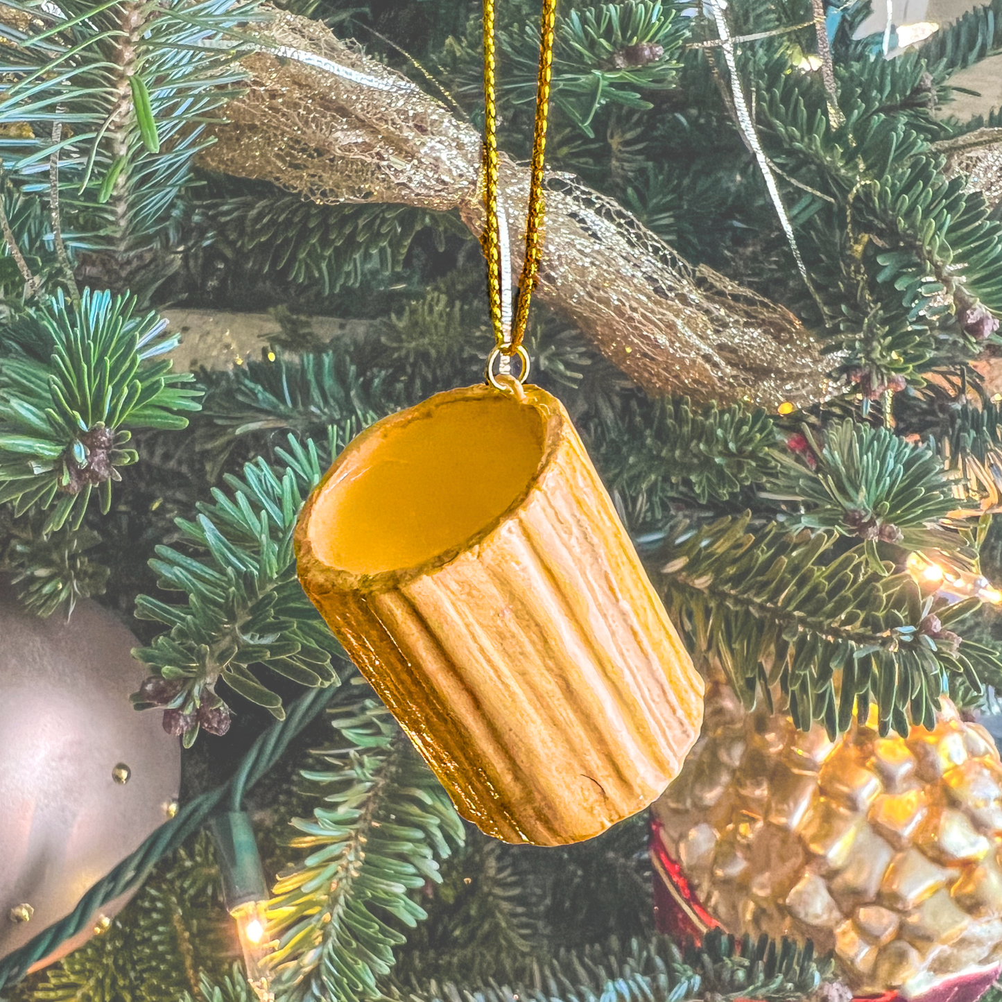 Rigatoni Pasta Ornament
