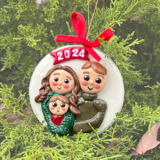 Custom Family Portrait Ornament